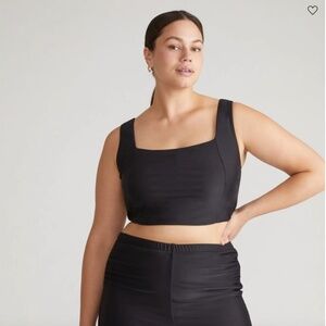 NWT Universal Standard Square Neck Bikini Top